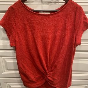 Ann Taylor lightweight, twist front sweater